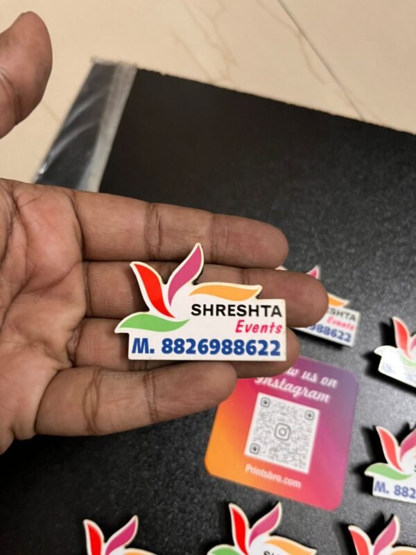 cutout wooden magnet badges