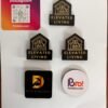cutout wooden magnet badges