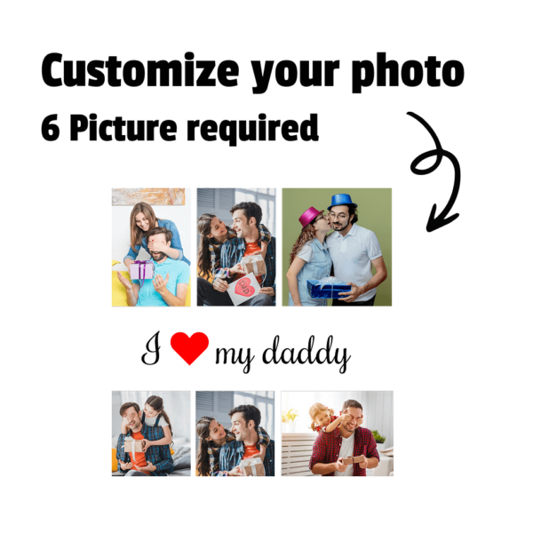 customize i love daddy photos