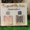 QR code stand 6x5 inch
