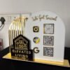 3 layer qr code stand