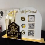 3 layer qr code stand