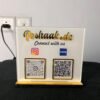QR code stand 6x5 inch