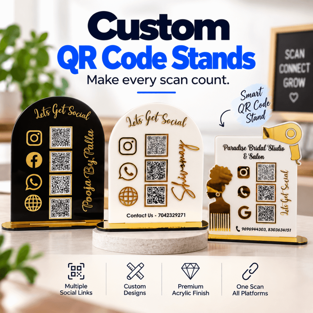 Smart QR Code stand